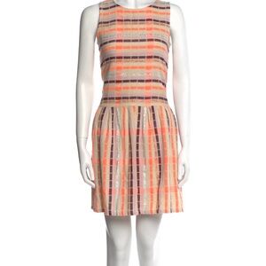 Ace & Jig Pink and Cream Pleated Sundress